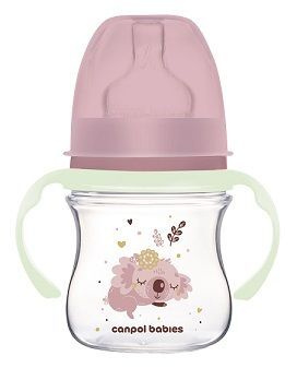 Canpol, butelka antykolkowa, Easy Start, Sleepy Koala, pink, od urodzenia, 35/236, 120 ml