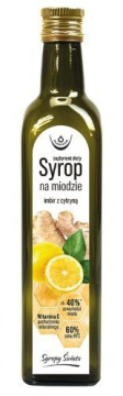 Syropy Świata, syrop na bazie miodu, imbir z cytryną, 250 ml