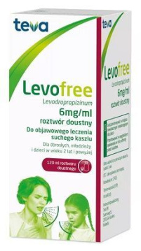 Levofree 6mg/ml, roztwór doustny, po 2 roku życia, 120 ml