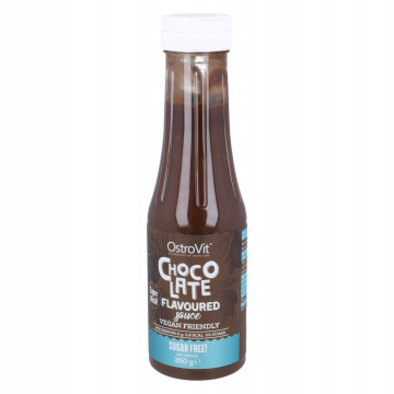 OSTROVIT Chocolate flavoured sauce sos o smaku czekoladowym, bez cukru, 350 g