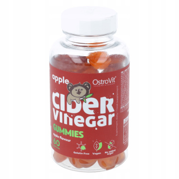 OstroVit Apple Cider Vinegar Gummies, 60 żelków