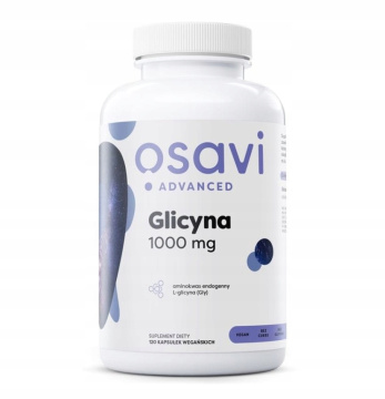 OSAVI, Glicyna 1000 mg, 120 kapsułek