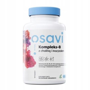 OSAVI, Kompleks-B z choliną i inozytolem, 120 kapsułek