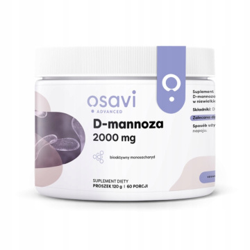 OSAVI, D-mannoza 2000 mg, proszek, 120 g