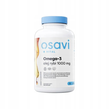 OSAVI, Omega-3 Olej Rybi 1000 mg, 180 kapsułek