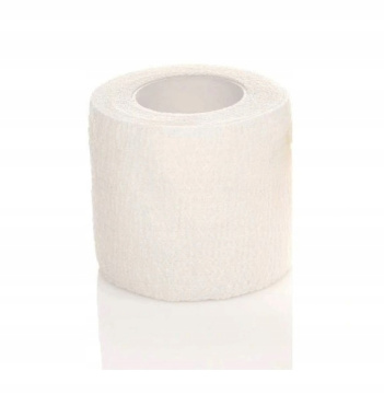 STOKBAN samoprzylepny bandaż elastyczny biały, 2,5cm x 4,5m, 1 sztuka