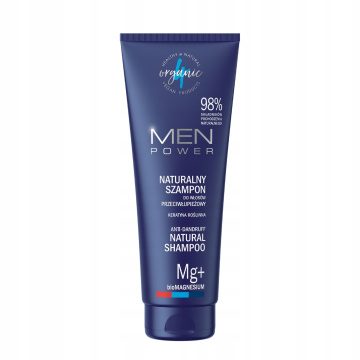 4ORGANIC Men Power naturalny szampon przeciwłupieżowy 250 ml