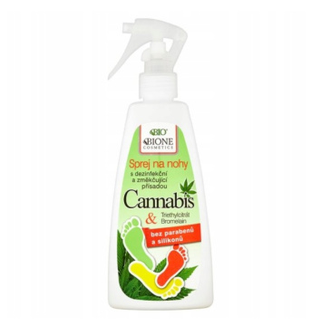 BIONE, spray przeciwgrzybiczy do stóp Cannabis, 260 ml