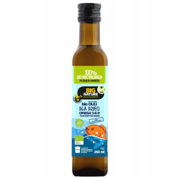 Big Nature - olej dla dzieci Omega 3-6-9 BIO, 250 ml