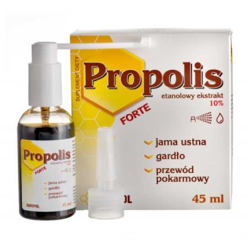PROPOLIS FORTE - etanolowy ekstrakt 10%, 45ml