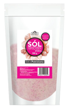 Dr Gaja sól himalajska różowa, drobna, Kamienna Niejodowana, 1000 g
