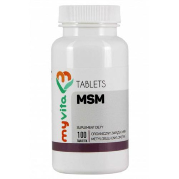 MyVita MSM 500 mg, 100 tabletek