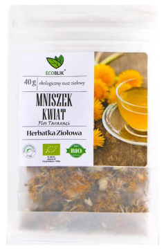 EcoBlik - Herbatka ziołowa Mniszek kwiat ekologiczny, 40 g