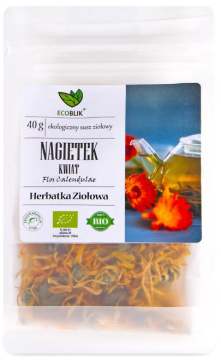 EcoBlik - Herbatka ziołowa Nagietek kwiat ekologiczny, 40 g