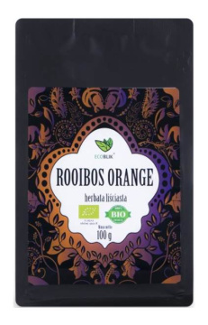 EcoBlik - Herbata ekologiczna liściasta ROOIBOS ORANGE, 100 g