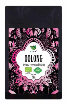 EcoBlik - Herbata ekologiczna czerwona liściasta OOLONG, 70 g