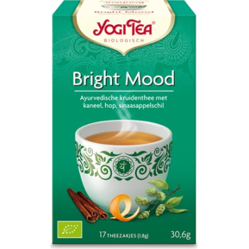 Yogi Tea, Bright Mood, na dobry nastrój, organiczna herbata ekologiczna, 17 torebek