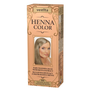 Venita - Henna Color balsam koloryzujący 111 naturalny blond, 75ml
