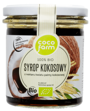 CocoFarm - 100% BIO syrop kokosowy, 400 g