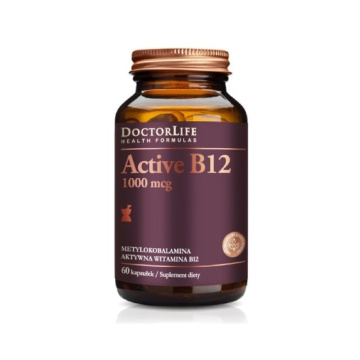 Doctor Life Active B12, aktywna witamina, 60 kapsułek