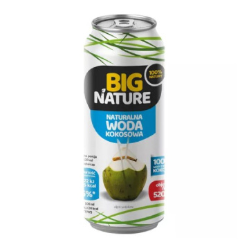 Big Nature - naturalna woda kokosowa, 520 ml