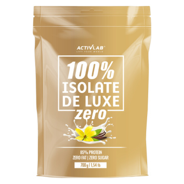 Activlab, 100% Isolate de luxe zero odżywka wysokobiałkowa, smak waniliowy, 700 g