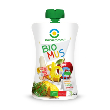 Bio Food - Bio Mus ananas, banan, jabłko, 90 g