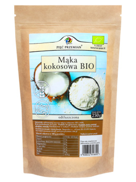 PIĘĆ PRZEMIAN - mąka kokosowa BIO, 250 g