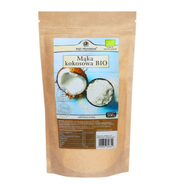 PIĘĆ PRZEMIAN - mąka kokosowa BIO, 500 g