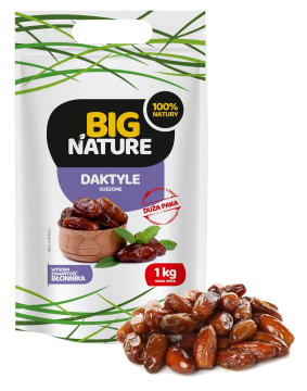 Big Nature - 100% daktyle suszone naturalne, 1 kg
