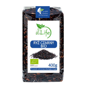 BioLife - ryż czarny BIO ekologiczny, 400 g