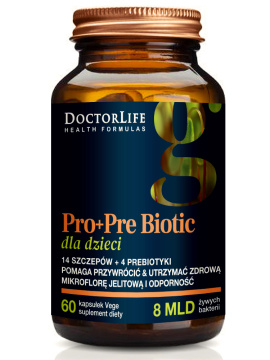 Doctor Life Pro Pre Biotic dla dzieci, 60 kapsułek