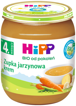 HiPP BIO zupka jarzynowa krem dla dzieci po 4. miesiącu 125 g