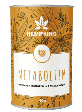 HempKing, herbatka konopna na metabolizm, 40 g