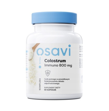 OSAVI, Colostrum Immuno 800 mg, 60 kapsułek