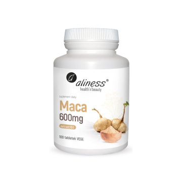 Aliness Maca 600 mg ekstrakt 10:1, 100 tabletek VEGE