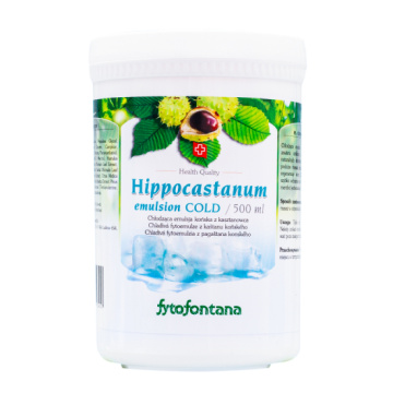 Hippocastanum, bioemulsja końska, z kasztanem, cold, 500 ml
