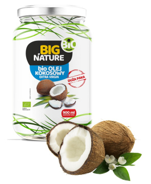 Big Nature - olej kokosowy Extra Virgin BIO, 900 ml