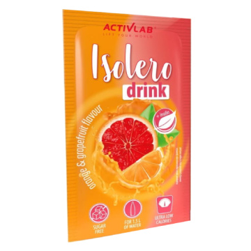 ACTIVLAB Isolero Drink, napój instant w proszku, smak pomarańczowo- grejpfrutowy, 10 g