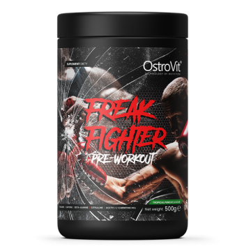 OSTROVIT Freak Fighter - odżywka przedtreningowa o smaku owoców tropikalnych, 500 g