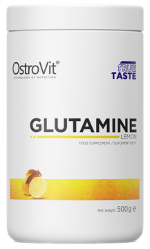 OSTROVIT Glutamina proszek, smak cytrynowy, 500 g