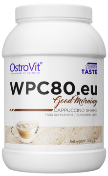 OSTROVIT WPC80.eu Good Morning odżywka białkowa shake, 700 g, smak cappuccino