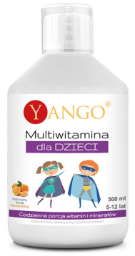 YANGO Multiwitamina dla dzieci smak pomarańczowy, 500 ml