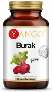 YANGO Burak ekstrakt 10:1, 390 mg, 100 kapsułek