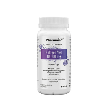 PHARMOVIT Kolagen Men, 10 000 mg, shot, 120 ml