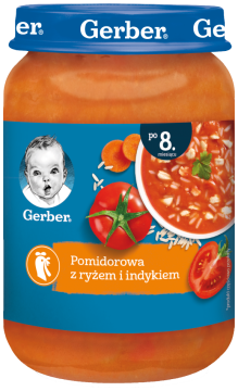 GERBER Zupka Pomidorowa Ryż Indyk 190 g