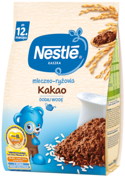 NESTLE kaszka mleczno- ryżowa kakao dla dzieci po 12. miesiącu, 230 g
