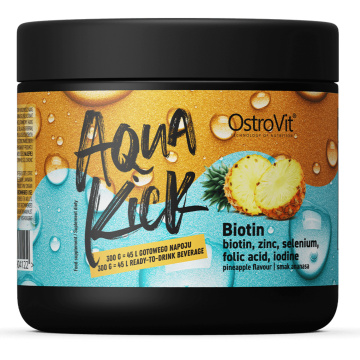 OSTROVIT Aqua Kick Biotin, o smaku ananasa, 300 g