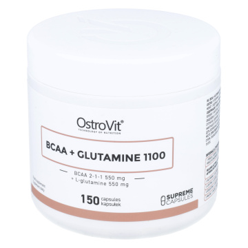 OSTROVIT BCAA Glutamina 1100 mg, 150 kapsułek