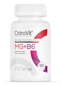 OSTROVIT Mg + Witamina B6, 90 tabletek